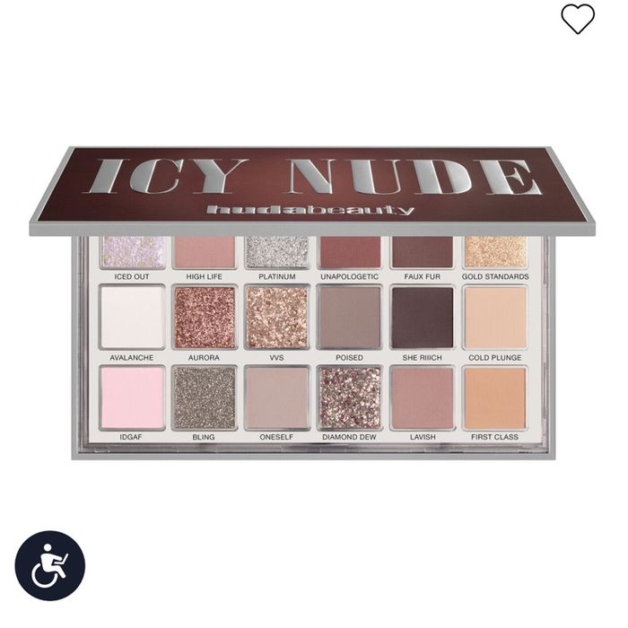 Icy nude eyeshadow palette 