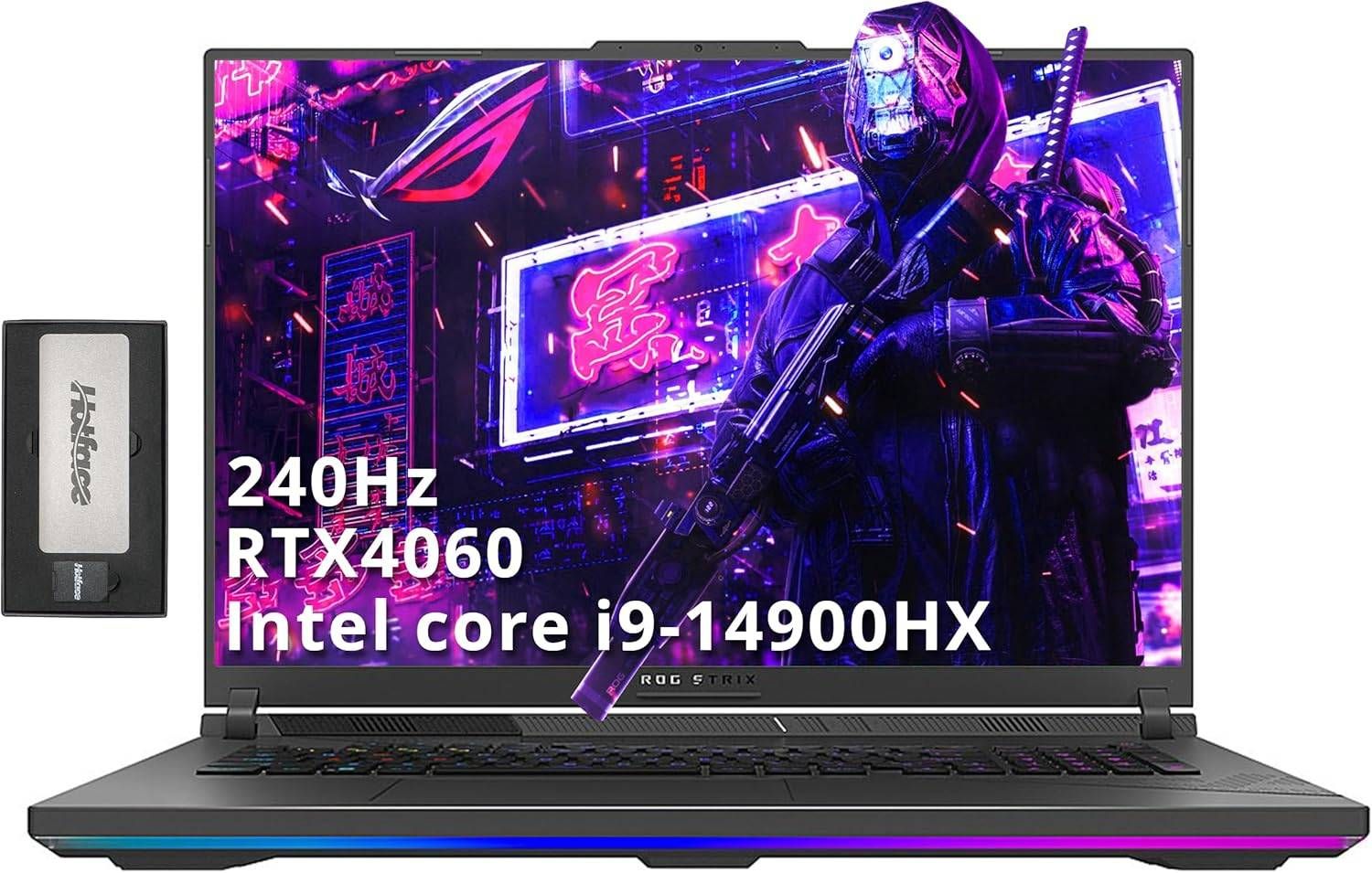 ASUS ROG Strix G18 18" 240Hz QHD+ IPS Gaming Notebook Intel Core i9-14900HX, NVIDIA GeForce RTX 4060,  32GB DDR5 RAM 1TB SSD  НӨАТ-тай ҮНЭ