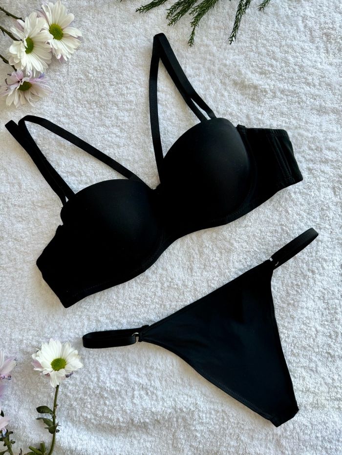 2 strap Black set 