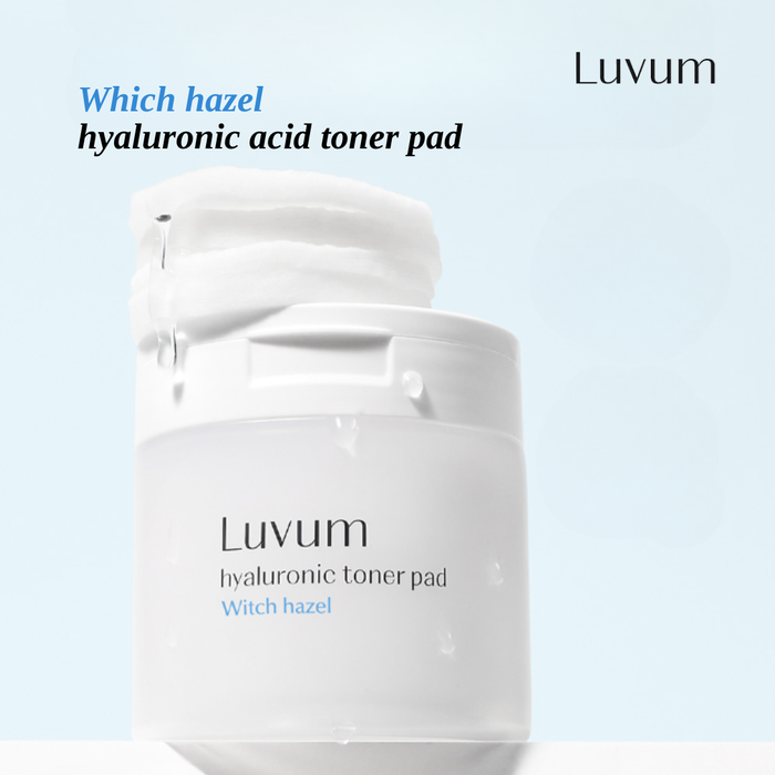 Whitch hazel hyaluronic acid toner pads /60sheets/