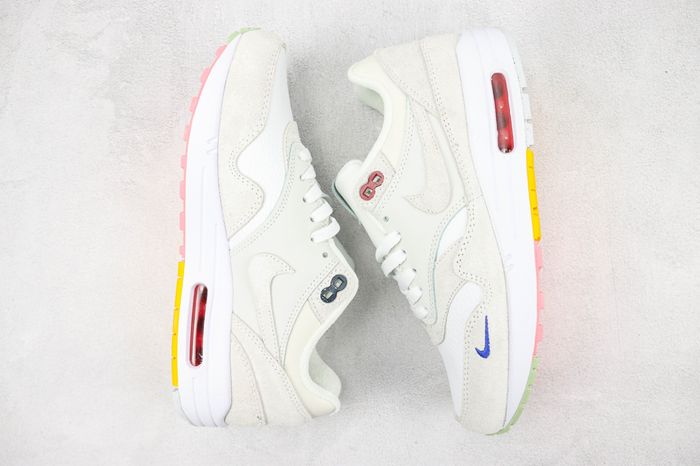 Nike Air Max 1 Premium Pom Pom Polka Dot Sail White