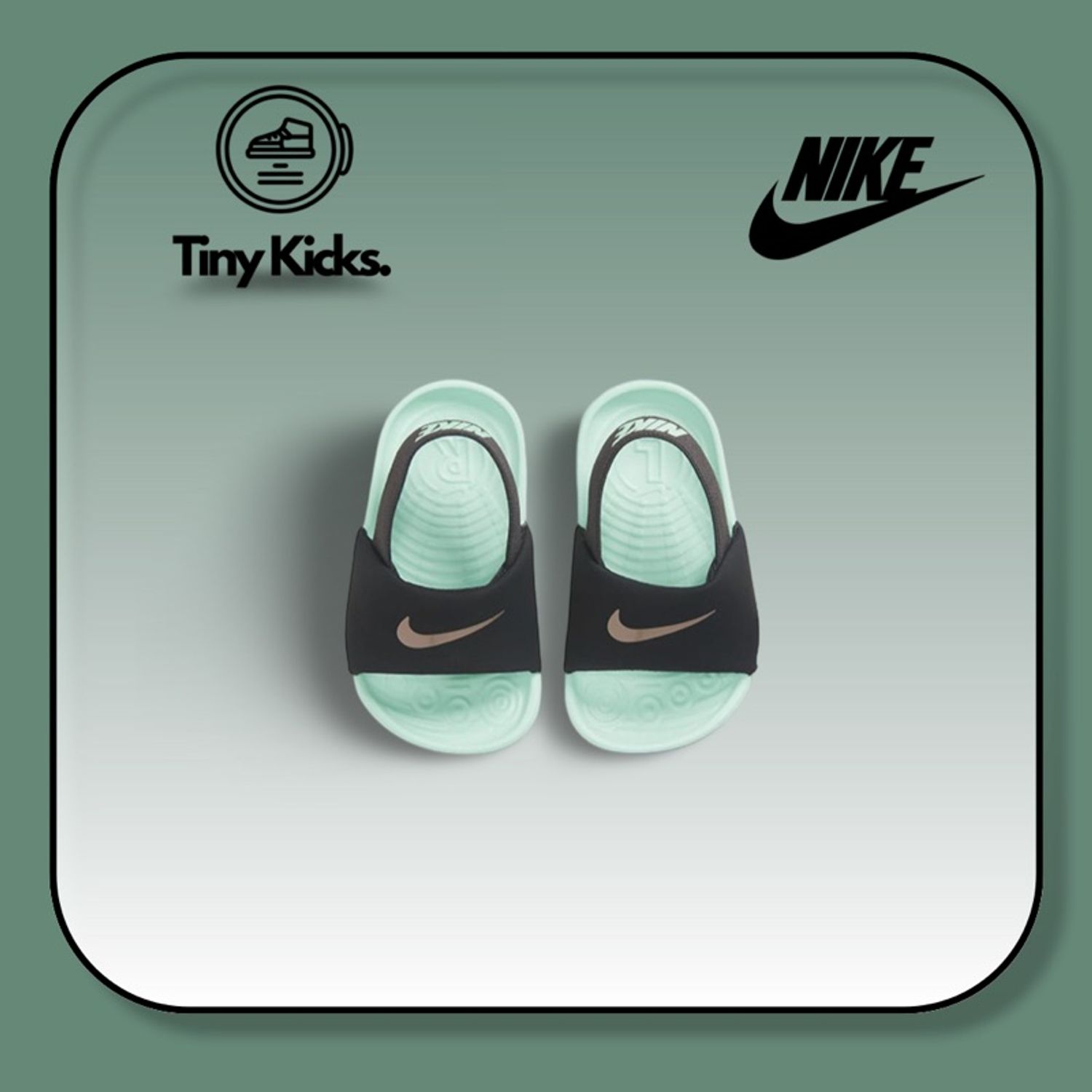 Nike Kawa Neon Green Slide