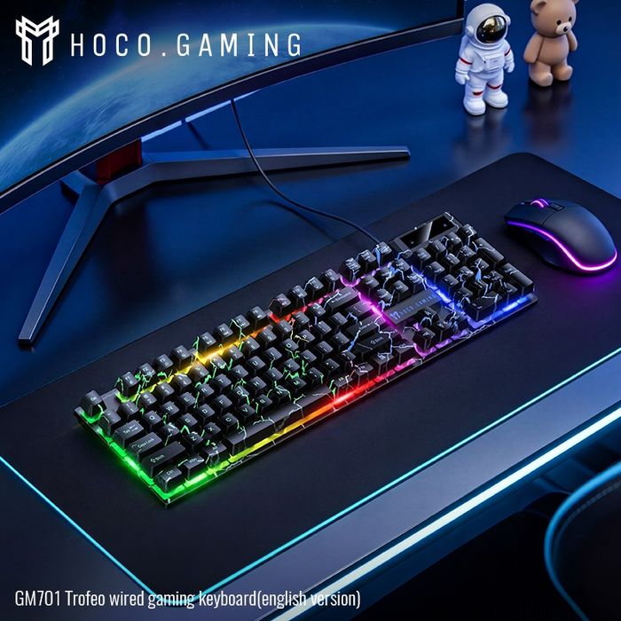 Hoco GM701 Утастай Тоглоомын (Gaming) Гар 