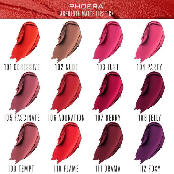 Phoera ABSOLUTE VELVET MATTE УРУУЛЫН БУДАГ