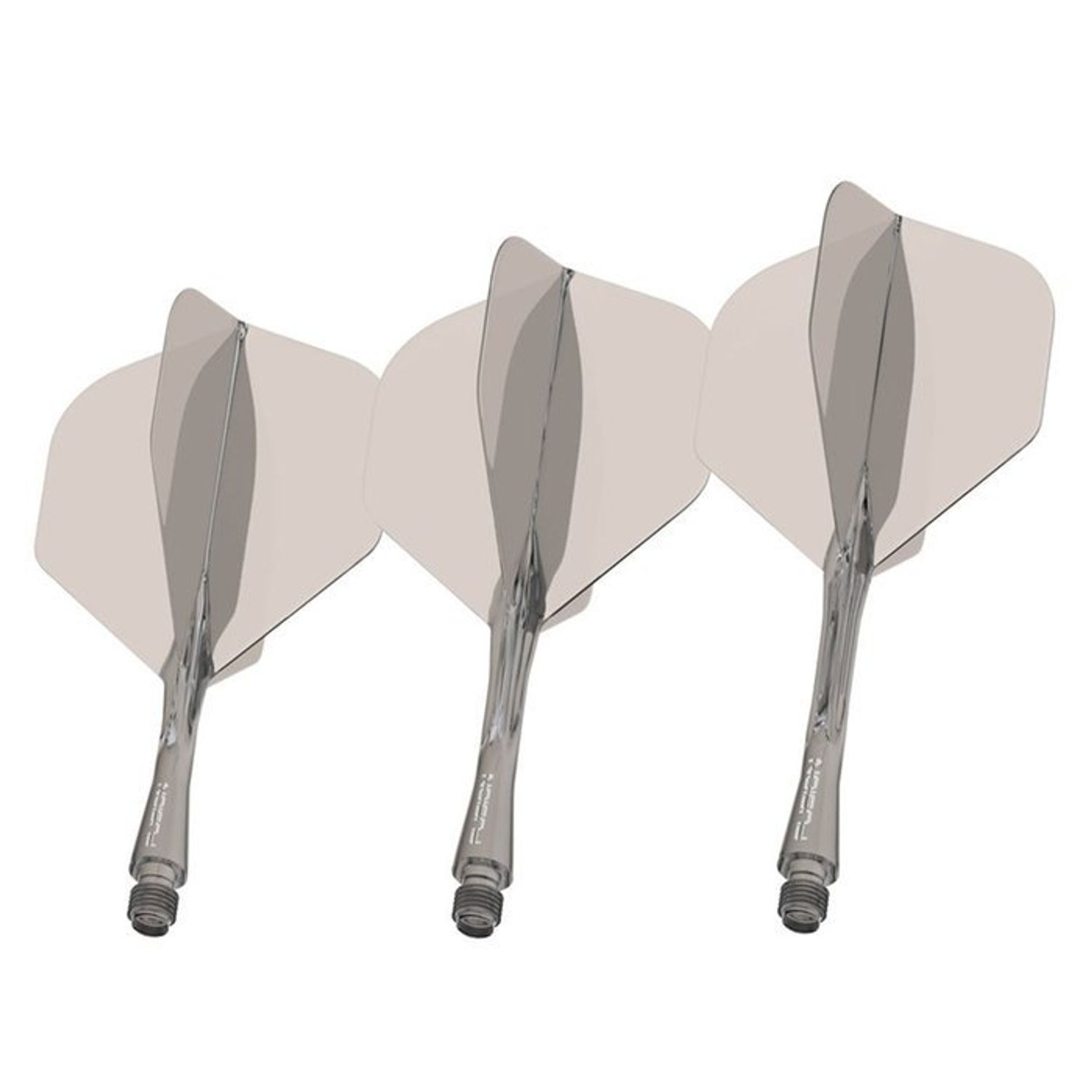 WINMAU Fusion #2 Integrated Flight & Shaft - Smokey Grey
