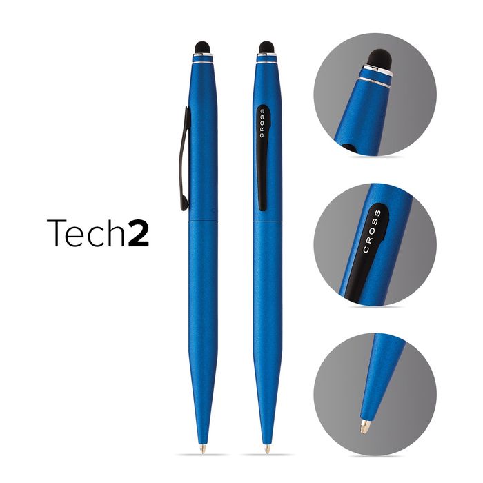 Tech2™ Metallic Blue Dual-function Pen