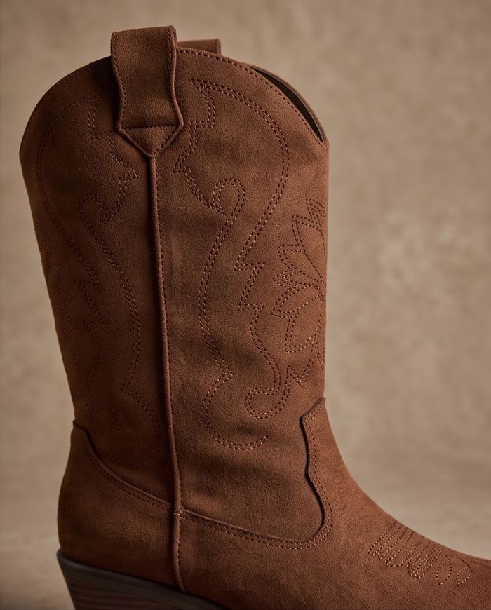 Mia western boot brown