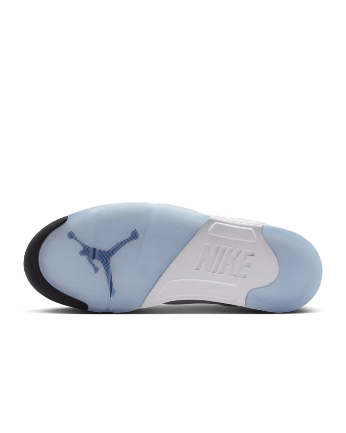 Air Jordan 5 Retro OG White and Metallic Silver