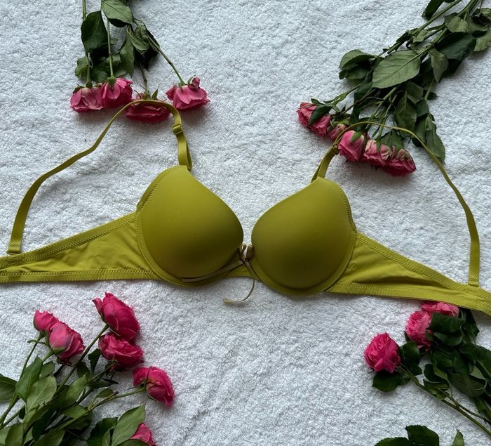 B cup bra olive green