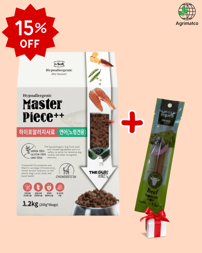Masterpiece hypoallergenic salmon - Харшил үүсгэдэггүй зөөлөн хоол (бүх насны, бүх үүлдэр)