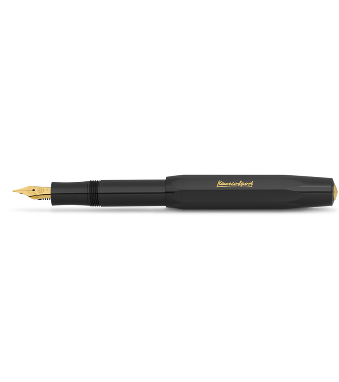 Kaweco CLASSIC SPORT Guilloche Fountain Pen Black 