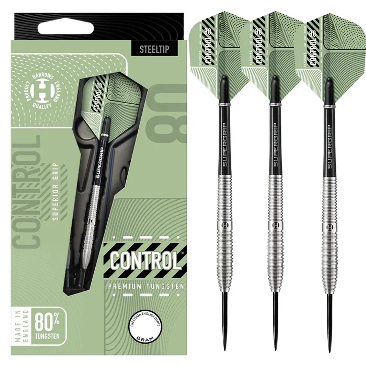 HARROWS Control 80% Tapered Steel Tip Darts