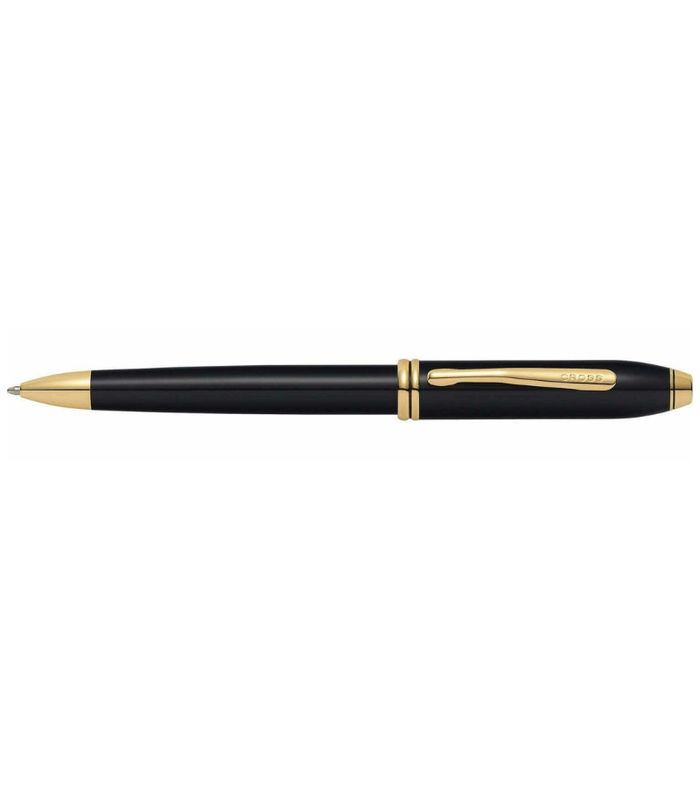 Cross Townsend Black Laquer Selectip Ballpoint Pen