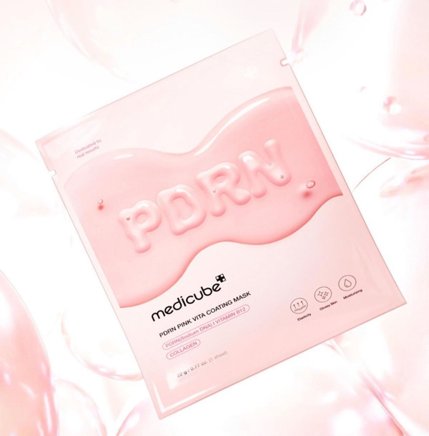MEDICUBE PDRN PINK VITA COATING MASK 
