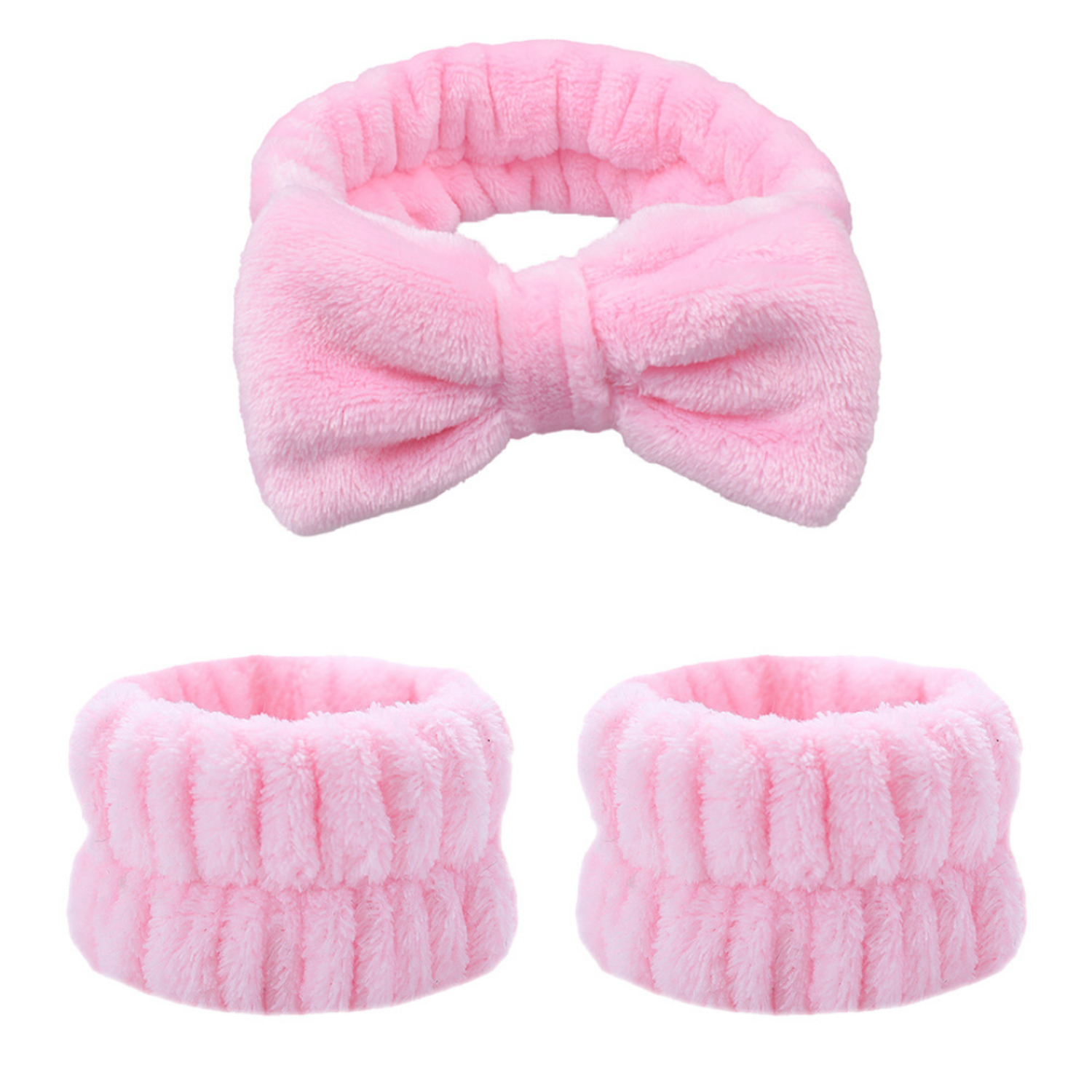 🧖‍♀️ Headband & Wristband Set – Нүүр арчилгааны сет