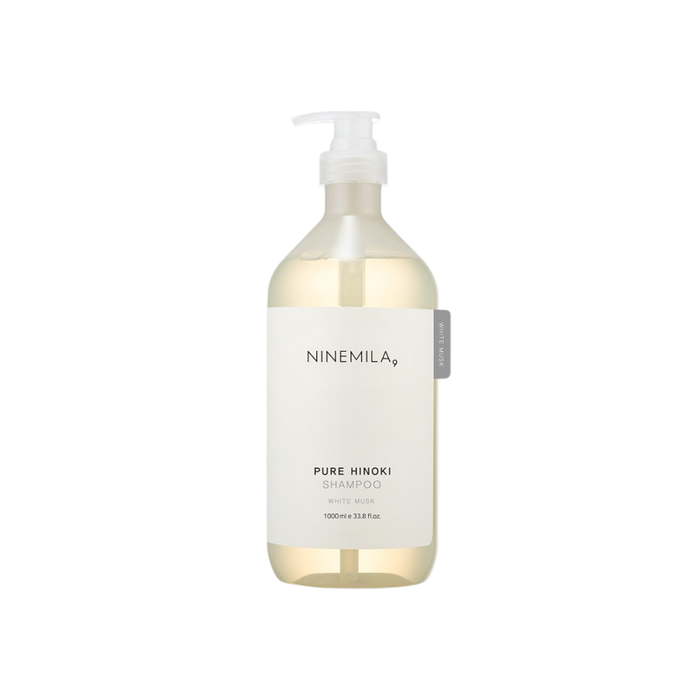Ninemila pure hinoki shampoo white nusk Vegan 1000ml