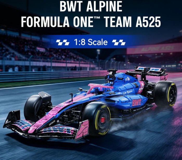 BWT Alpine A525 F1 Team 2025 car model