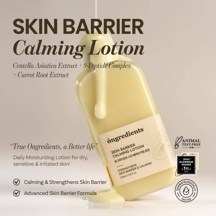 Ongredients Skin Barrier Calming Lotion 300ml 