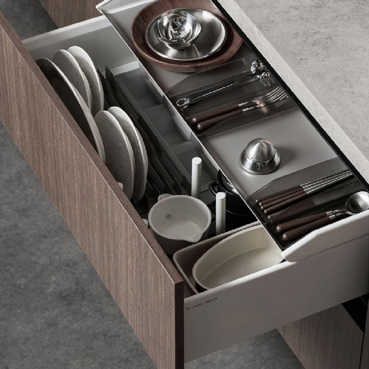 Tourbillon Drawer in drarer-pull out multi purpose basket  Аяга тавагны шургуулга
