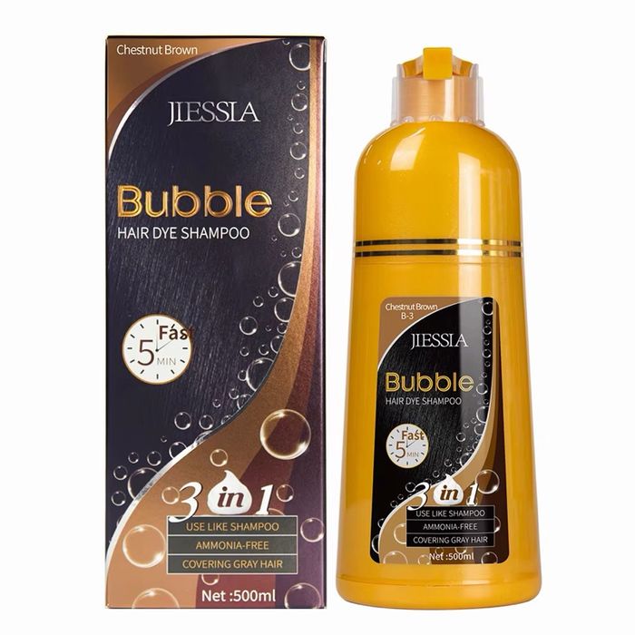 Bubble hair dye shampoo 