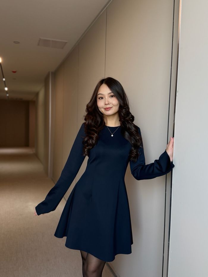 MINI DARK BLUE DRESS 2025 