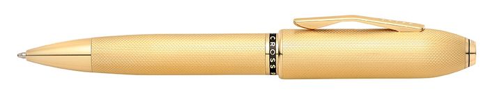Peerless™ 23KT Heavy Gold Plate with Gold Plated Appointments and Swarovski Crystal Ballpoint Pen
