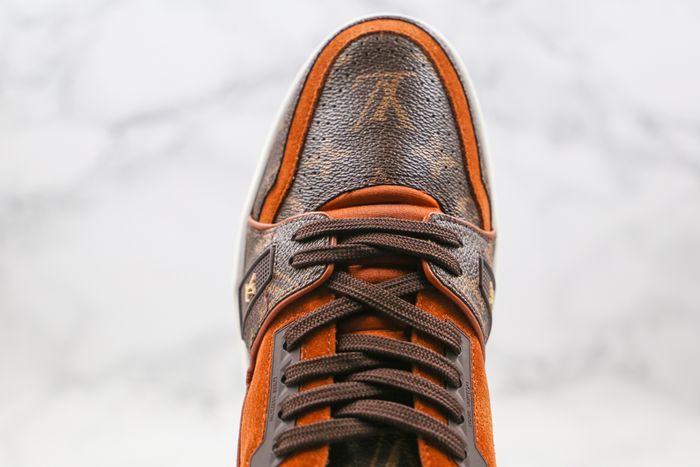 Louis Vuitton Trainer Suede Monogram