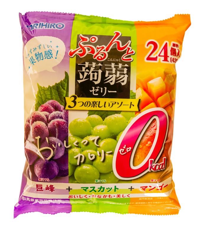 Orihiro Muscat & Mango & Grape jelly 12/480gr