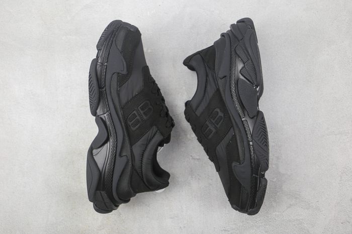 Balenciaga Triple s Nylon Black