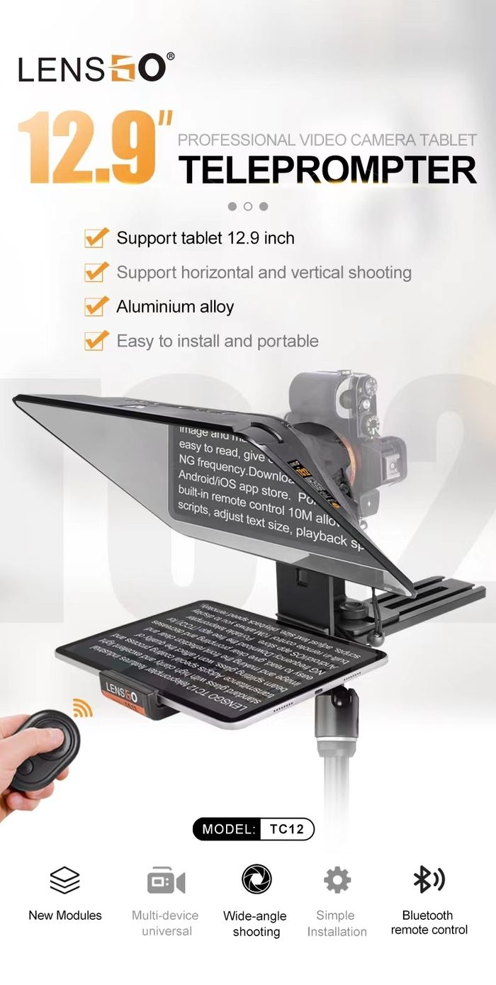 TC12 teleprompter