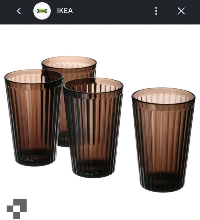 4 хос стакан/ Ikea/