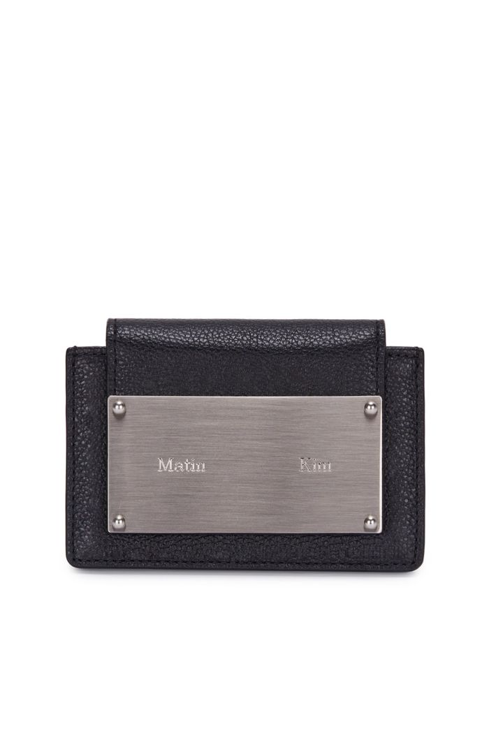 ACCORDION WALLET IN BLACK