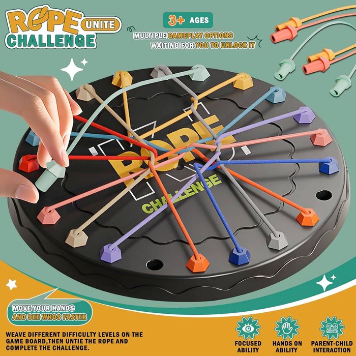 Rope Unite Challenge Board Game
