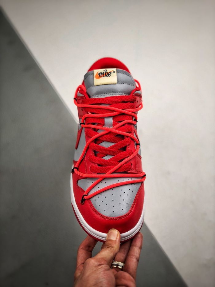 Off-White x SB Dunk Low “University Red”