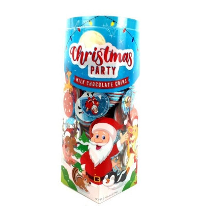 Christmas party milk chockolate coins