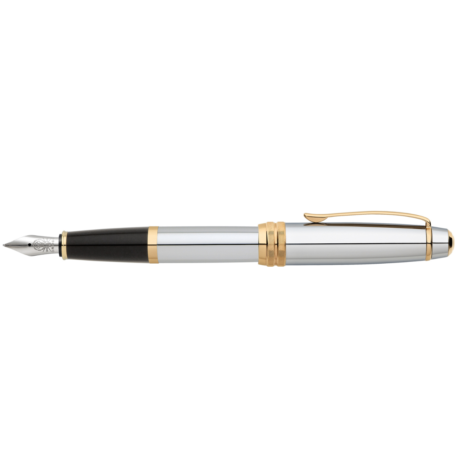 Bailey™ Medalist® Stainless Steel Medium Nib Fountain Pen