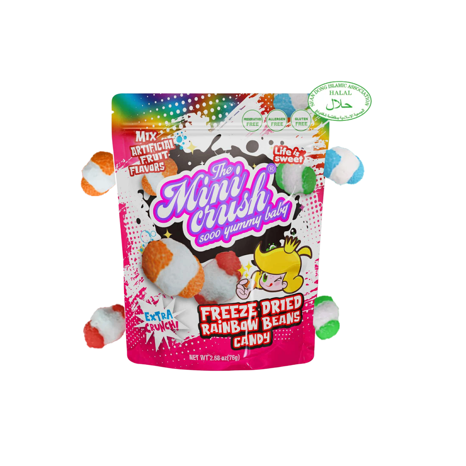 Minicrush Rainbow droplets 76гр