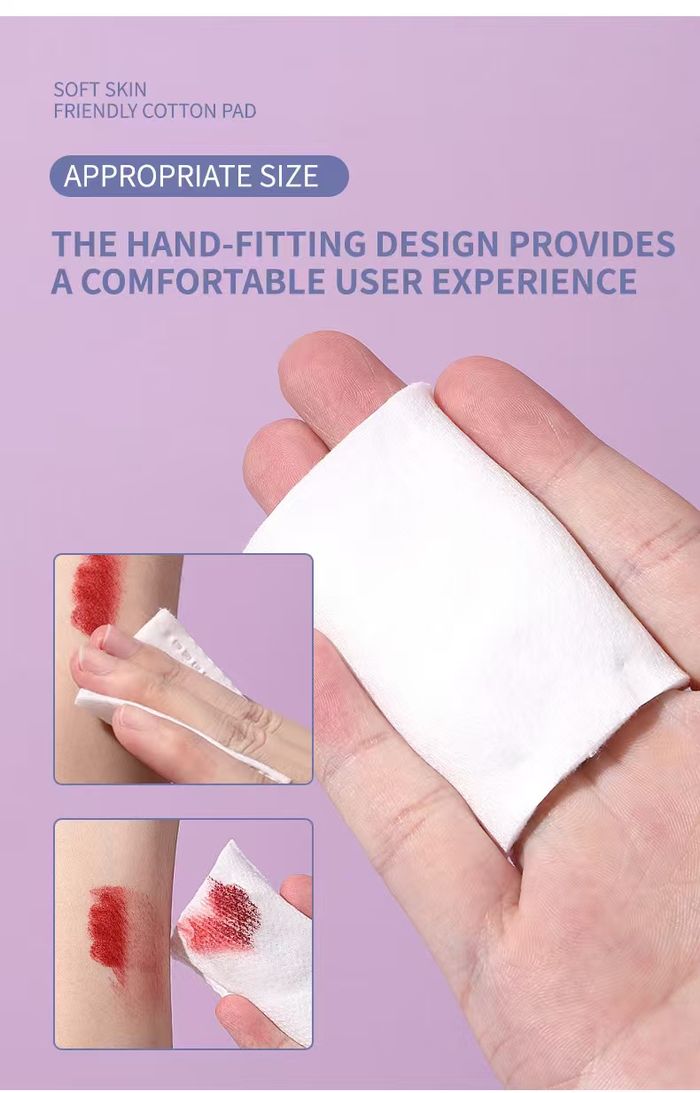 Double-Faced Cosmetic Cotton Pad