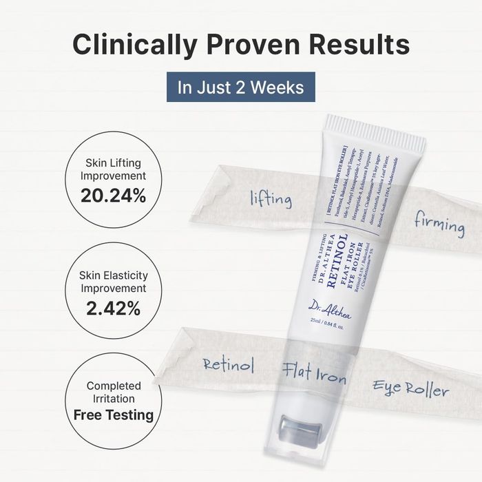 Dr Althea Retinol flat iron eye roller