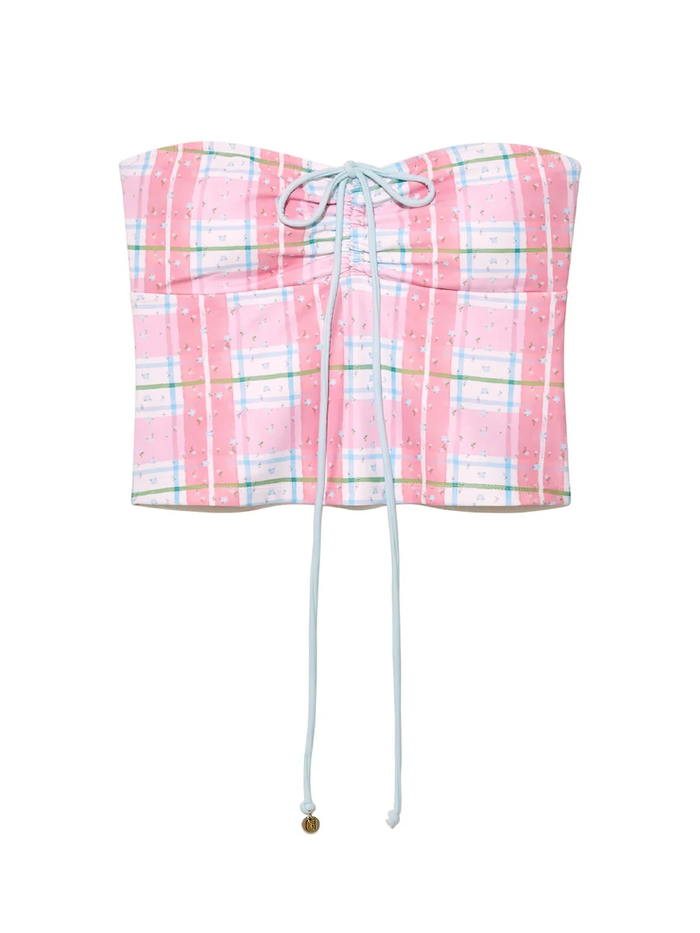 BANDEAU SWIM TOP - PARTY NAPKIN