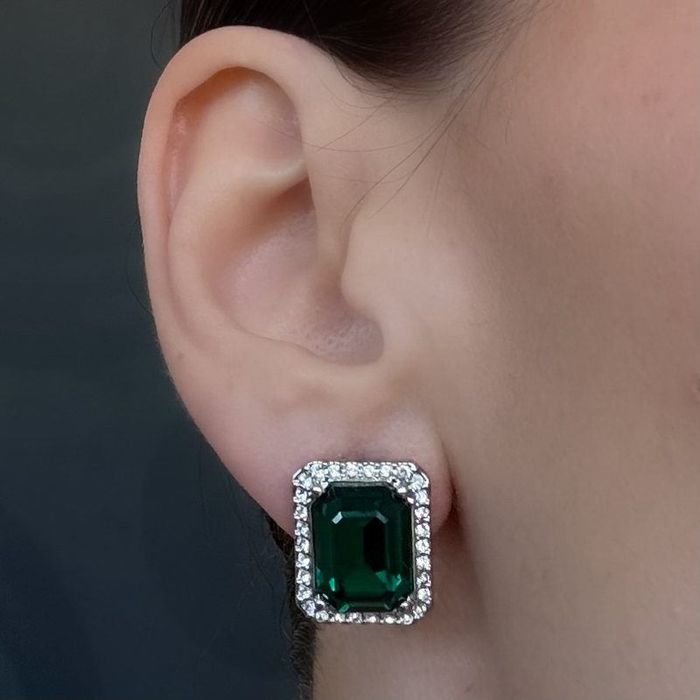 22976 205 Ээмэг Origin RH Emerald