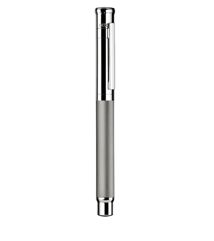 Otto-Hutt Design 04 Rollerball Pen - Graphitegrey matte with platinum plated 