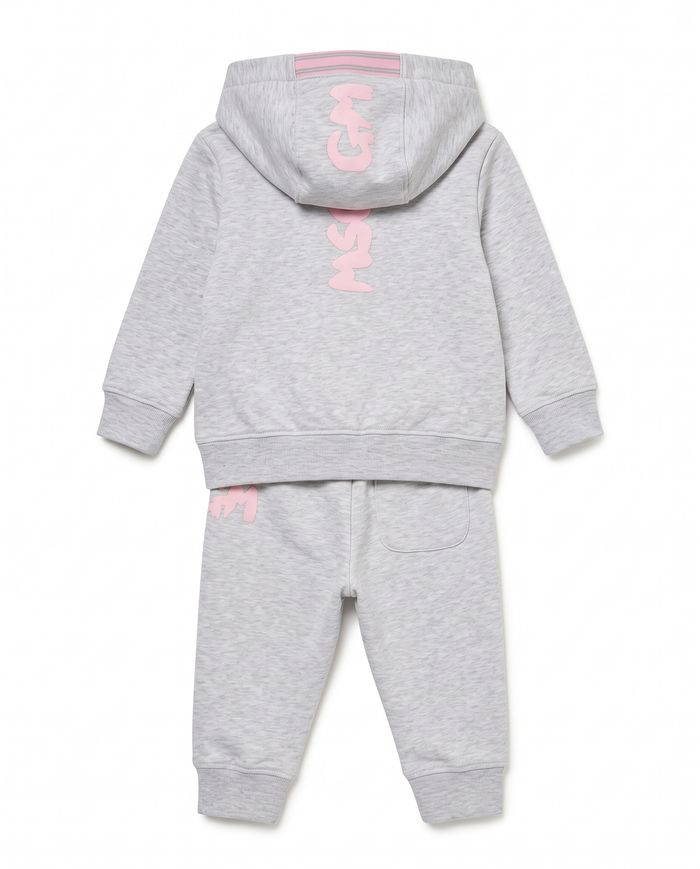 TRACKSUIT ZIP HOODIE, FLEECE STRETCH