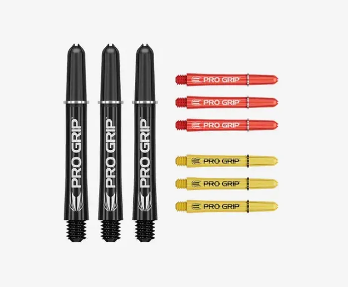 TARGET Pro Grip 3x Set Multi Shaft - Black, Red, Yellow