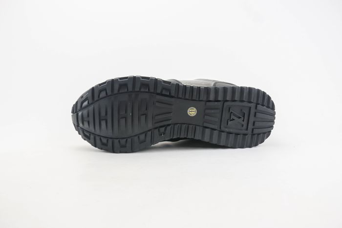 Louis Vuitton Vintage Pre-owned Leather sneakers Black Heren