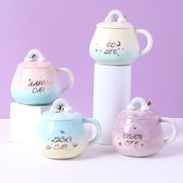 Rainbow Series 360ml/12.2fl.oz. Dazzling Ceramic Cup SPJ025