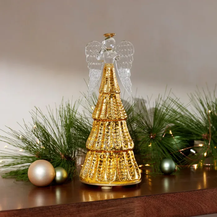 Radiant Light Lit Angel Figurine