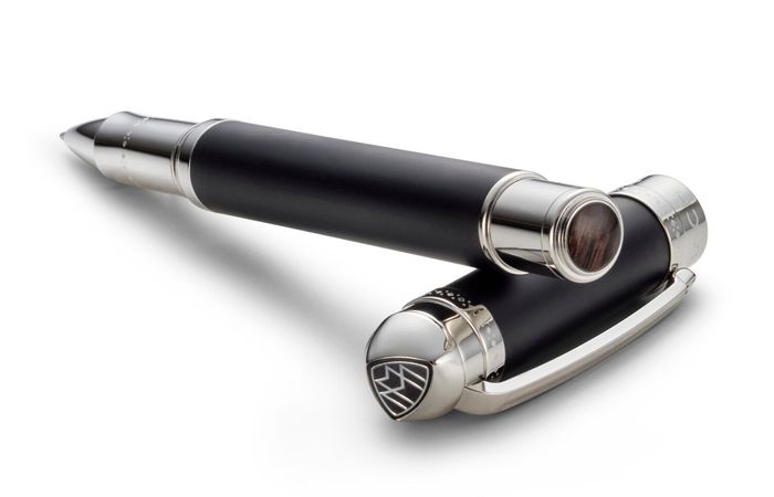 MAYBACH Rollerball - Matte volcanic black / Platinum