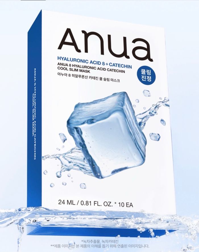 ANUA HYALURONIC ACID 8 CATECHIN COOL SLIM MASK 
