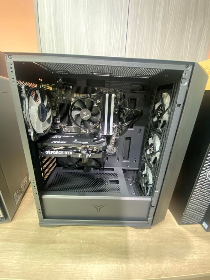 YEYIAN Gaming Desktop PC Intel Core  i5-14400F, NVIDIA GeForce RTX 3050 6GB GPU, 16GB RAM 1TB SSD Win 11 Home НѲАТ-тай ҮНЭ 